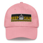 “KEEP CALM” Embroidered Yupoong Dad Hat